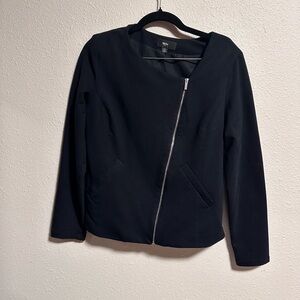 Boxy Fit Blazer with Zipper◼️🖤⛓️‍💥